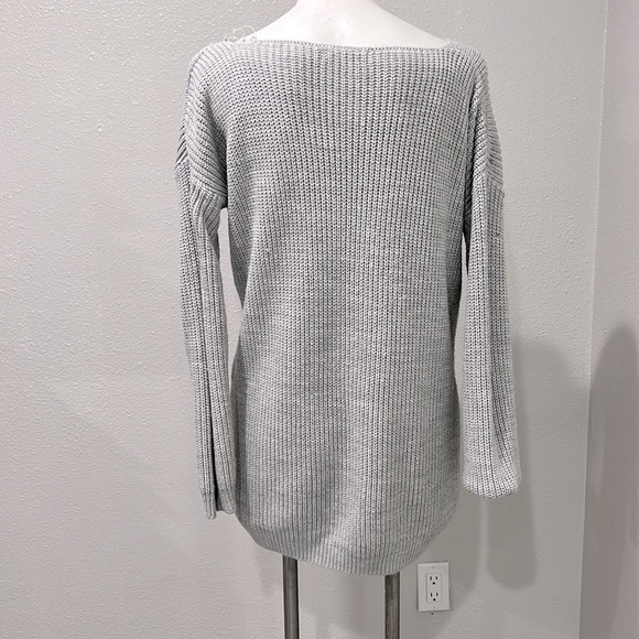 Missguided Gray Sweater Dress - Picture 2 of 3